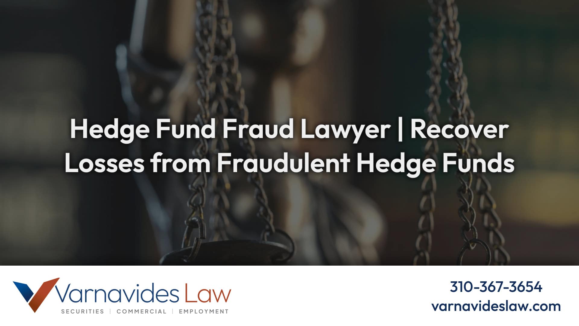 Hedge Fund Fraud Lawyer: Recover Your Inves | Varnavides Law