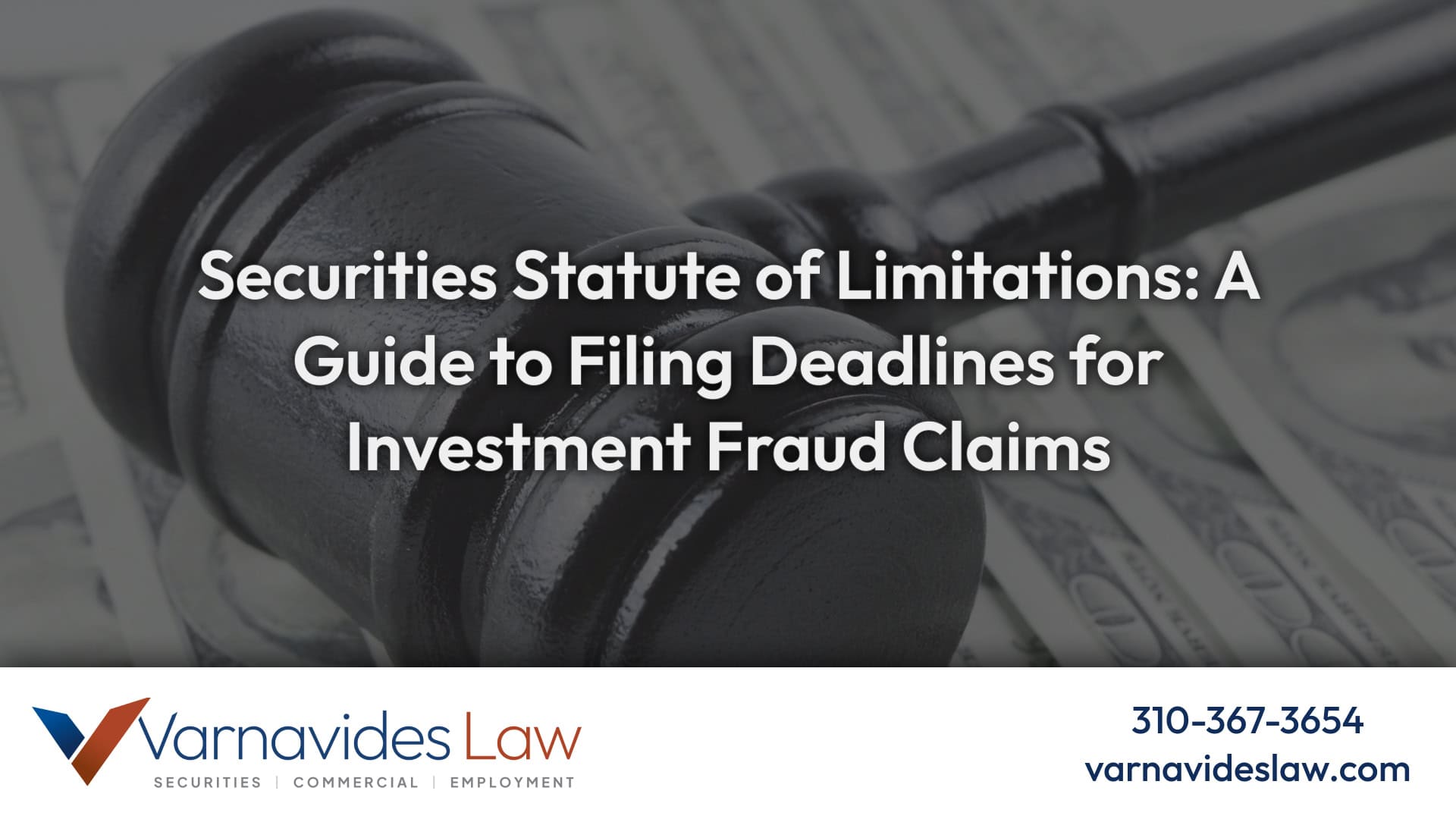 Structured Note Scheme Securities Statute of Limitations: A Guide | Varnavides Law